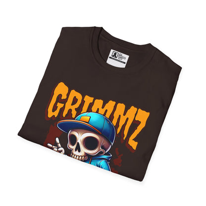Grimmz Skull Skateboard T-Shirt