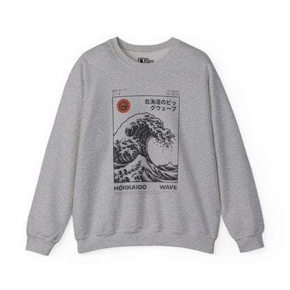 Hokkaido Wave Crewneck Sweatshirt