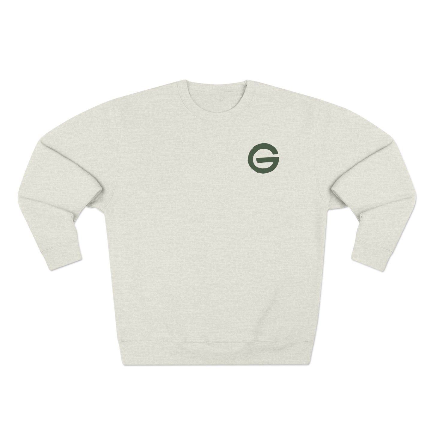 Minimalist Green 'G' Logo Crewneck Sweatshirt