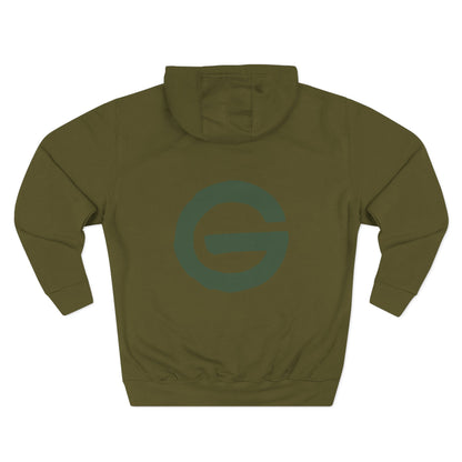 Minimalist Green 'G' Logo Hoodie