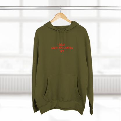Red Brushstroke G Logo Hoodie