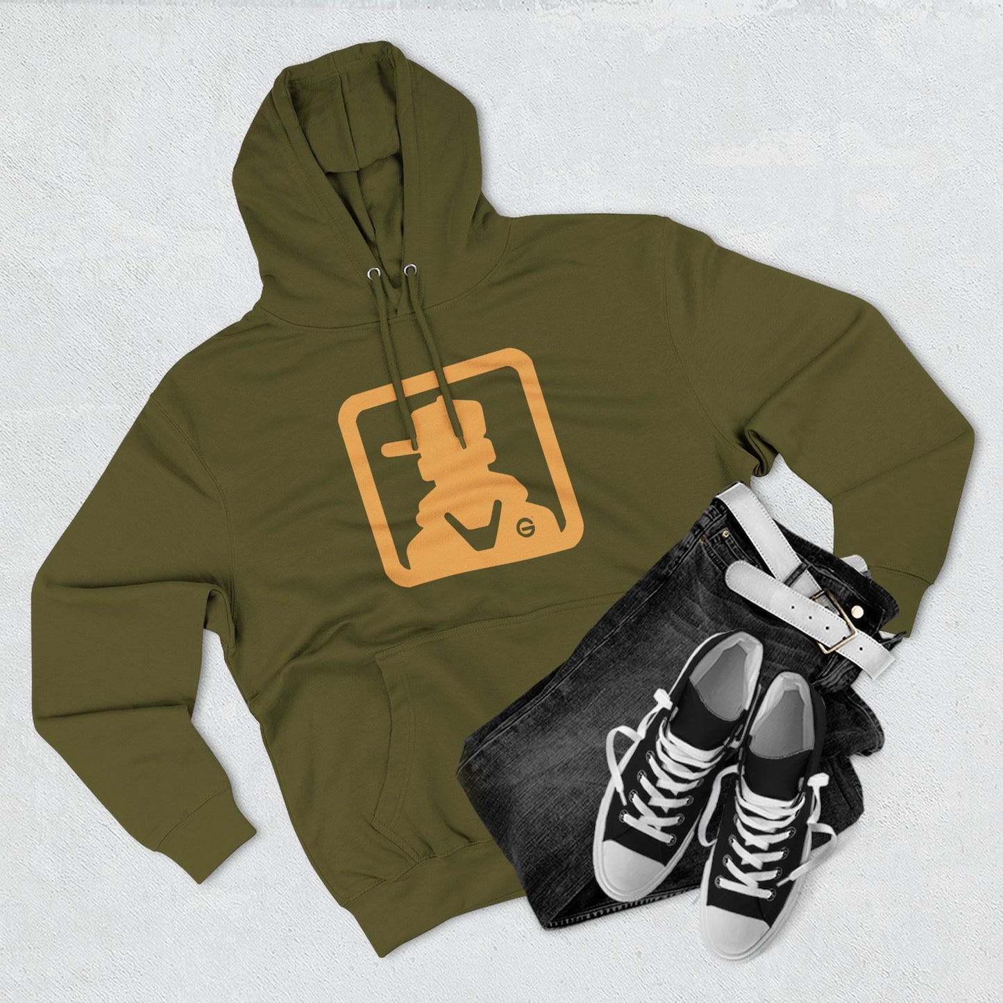 Western Cowboy Silhouette Hoodie