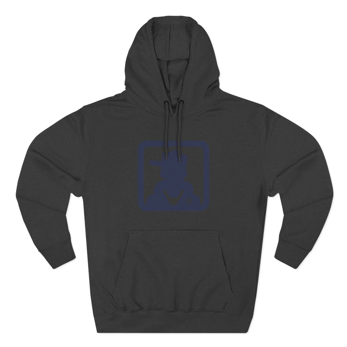 Minimalist Cowboy Silhouette Hoodie — Western Graphic Pullover