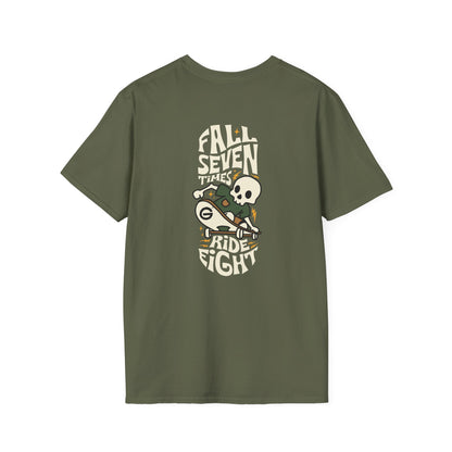 Skater Skull Tee Skateboard Graphic T-Shirt