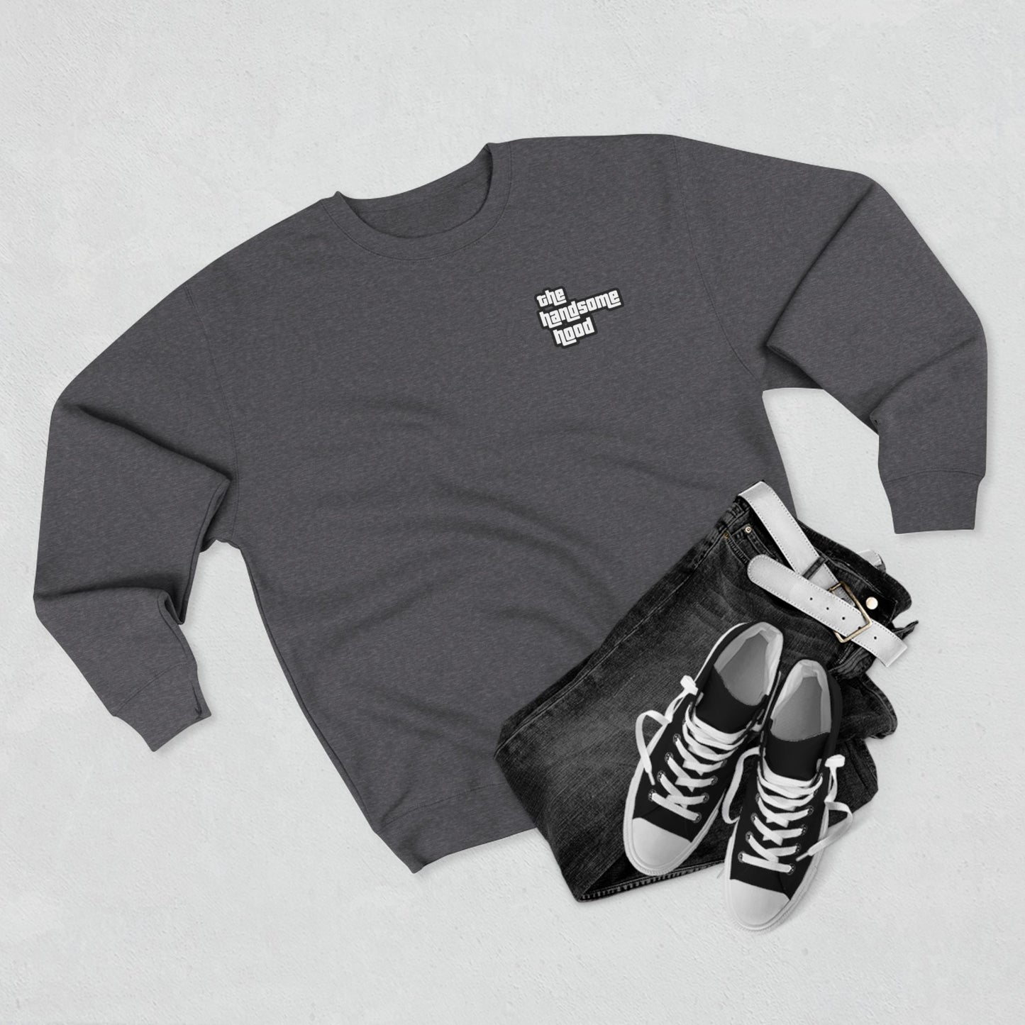 Retro Orange 'G' Graphic Crewneck Sweatshirt
