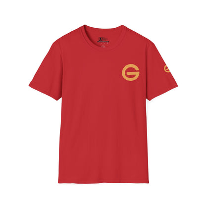 Minimal Gold 'G' Logo T-Shirt — Casual Branded Chest Emblem Tee