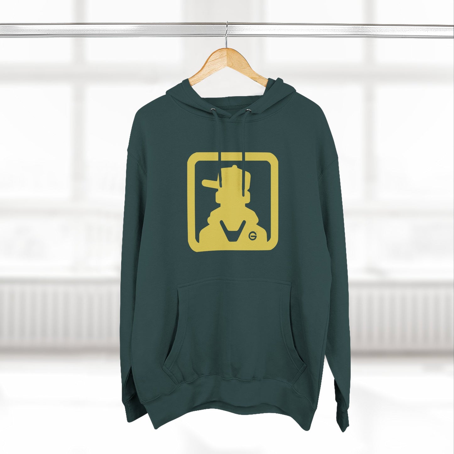 Gold Cowboy Western Hoodie Pullover