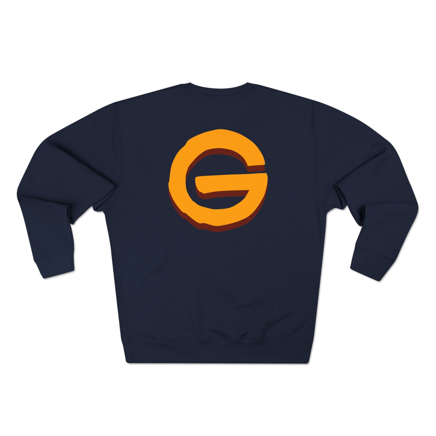 Grimmz Crewneck Sweatshirt — Bold Orange Logo Streetwear