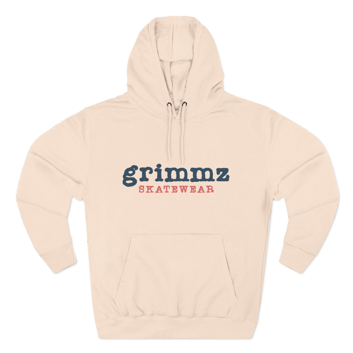Grimmz Skatewear Fleece Hoodie — Vintage Skate Logo Pullover
