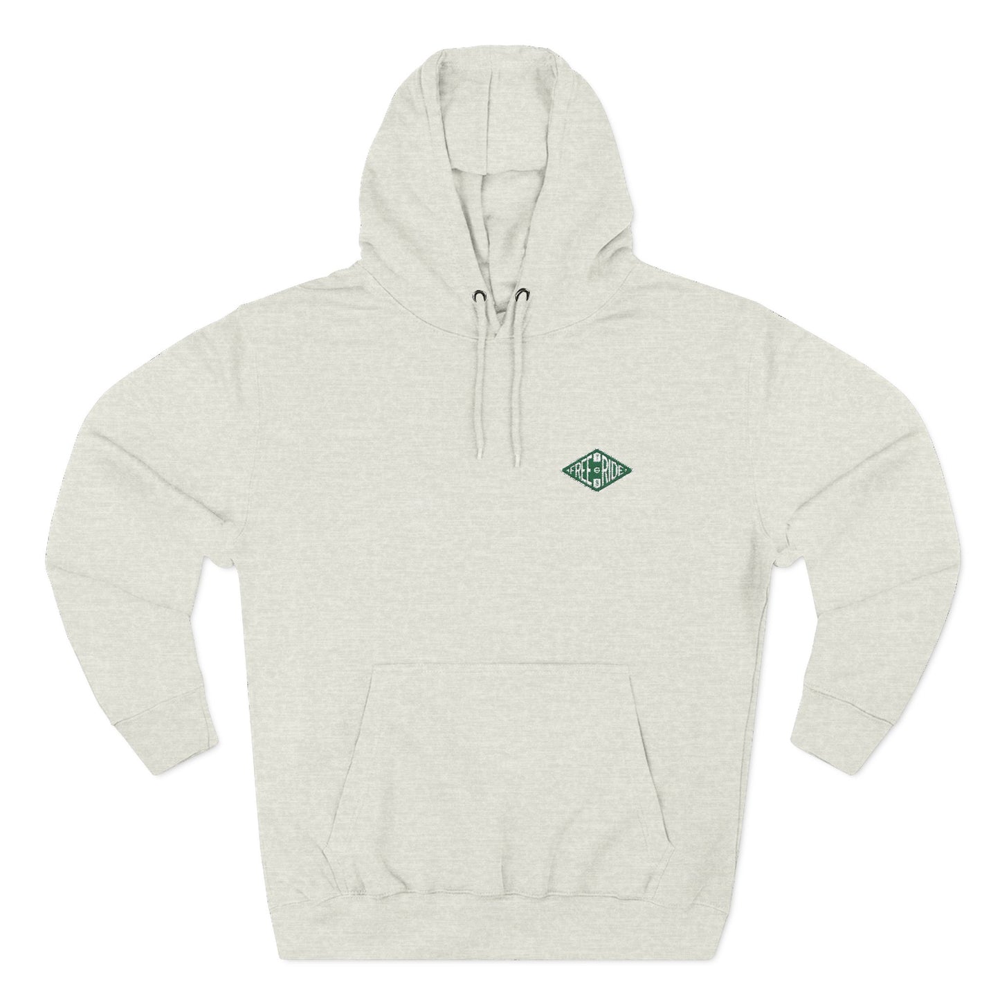 Minimal Green Diamond Logo Hoodie
