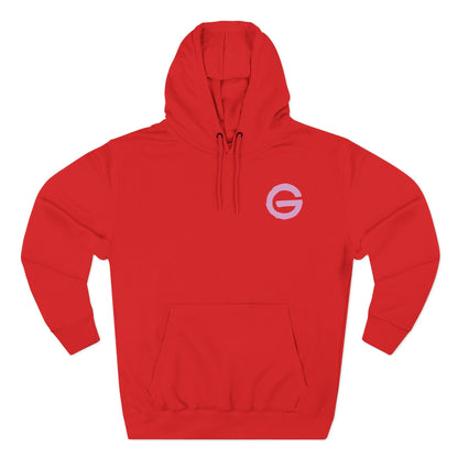 Minimalist Pink G Logo Hoodie