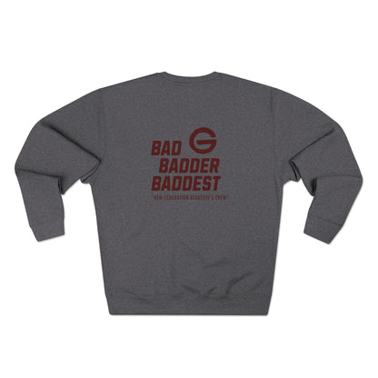 Badder Baddest Retro Crewneck Sweatshirt