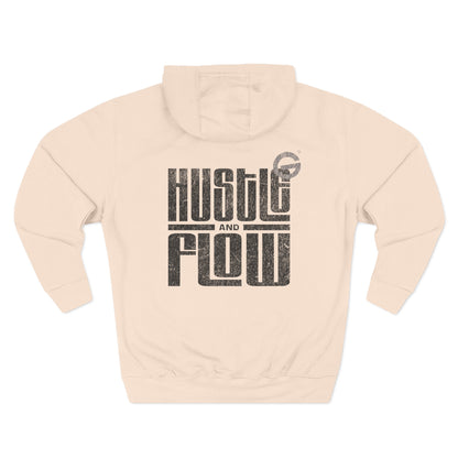 Hustle Flow Motivational Fleece Hoodie