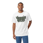 The Handsome Hood Tee — Vintage Military Green Graphic T-Shirt