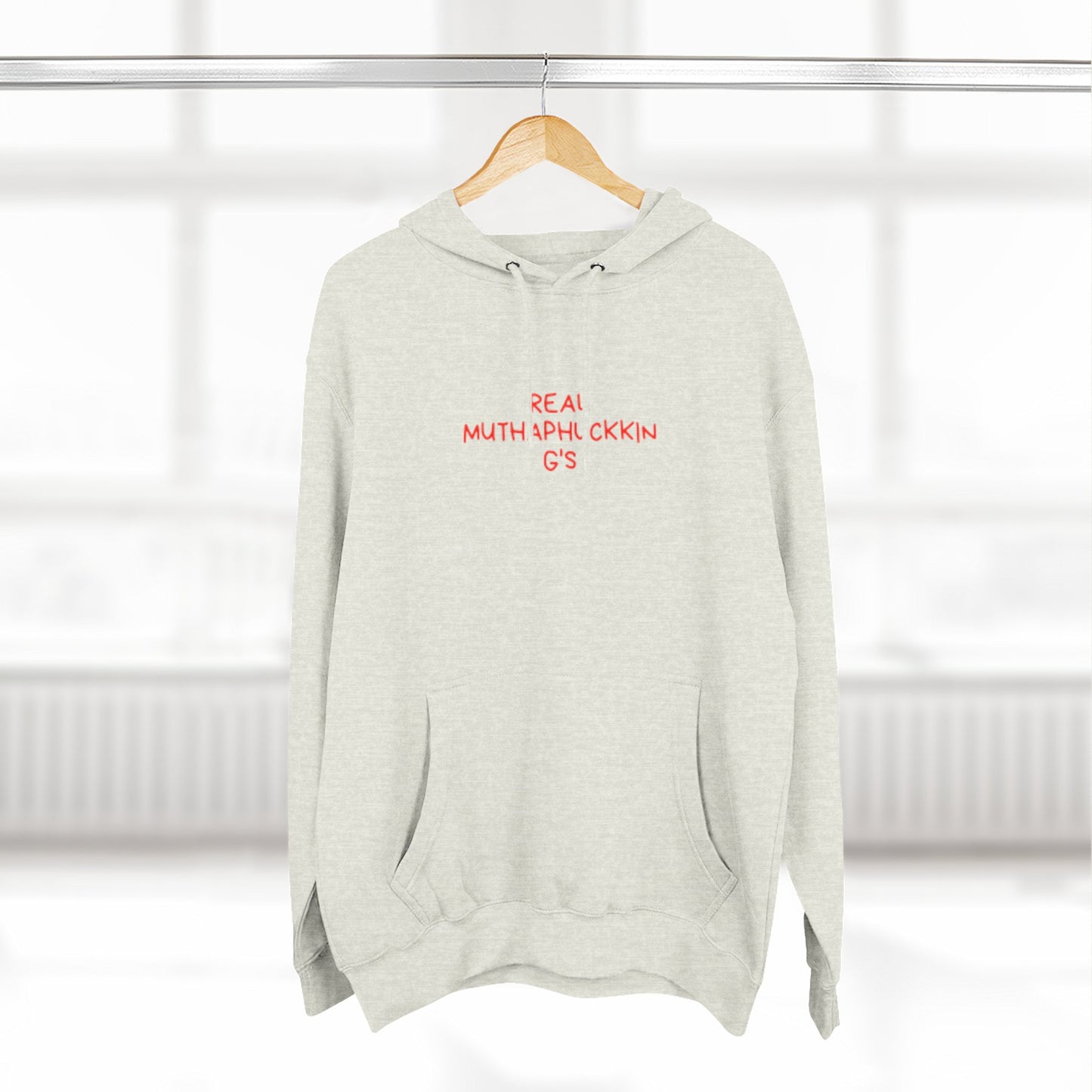 Red Brushstroke G Logo Hoodie