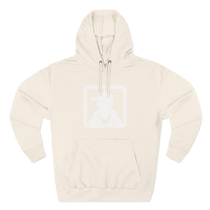 Minimal Square Logo Fleece Hoodie