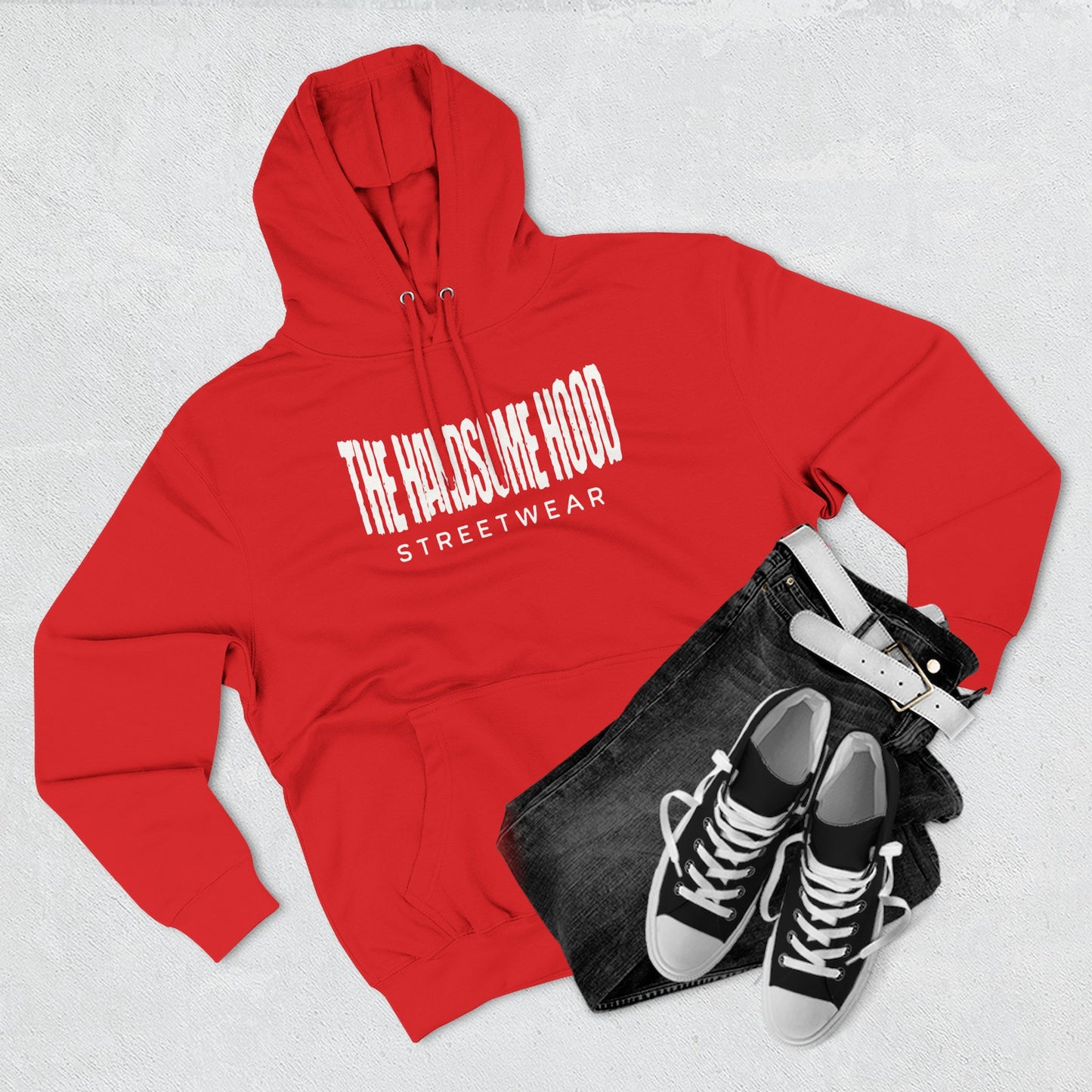 Housome Hood Grey Three-Panel Hoodie