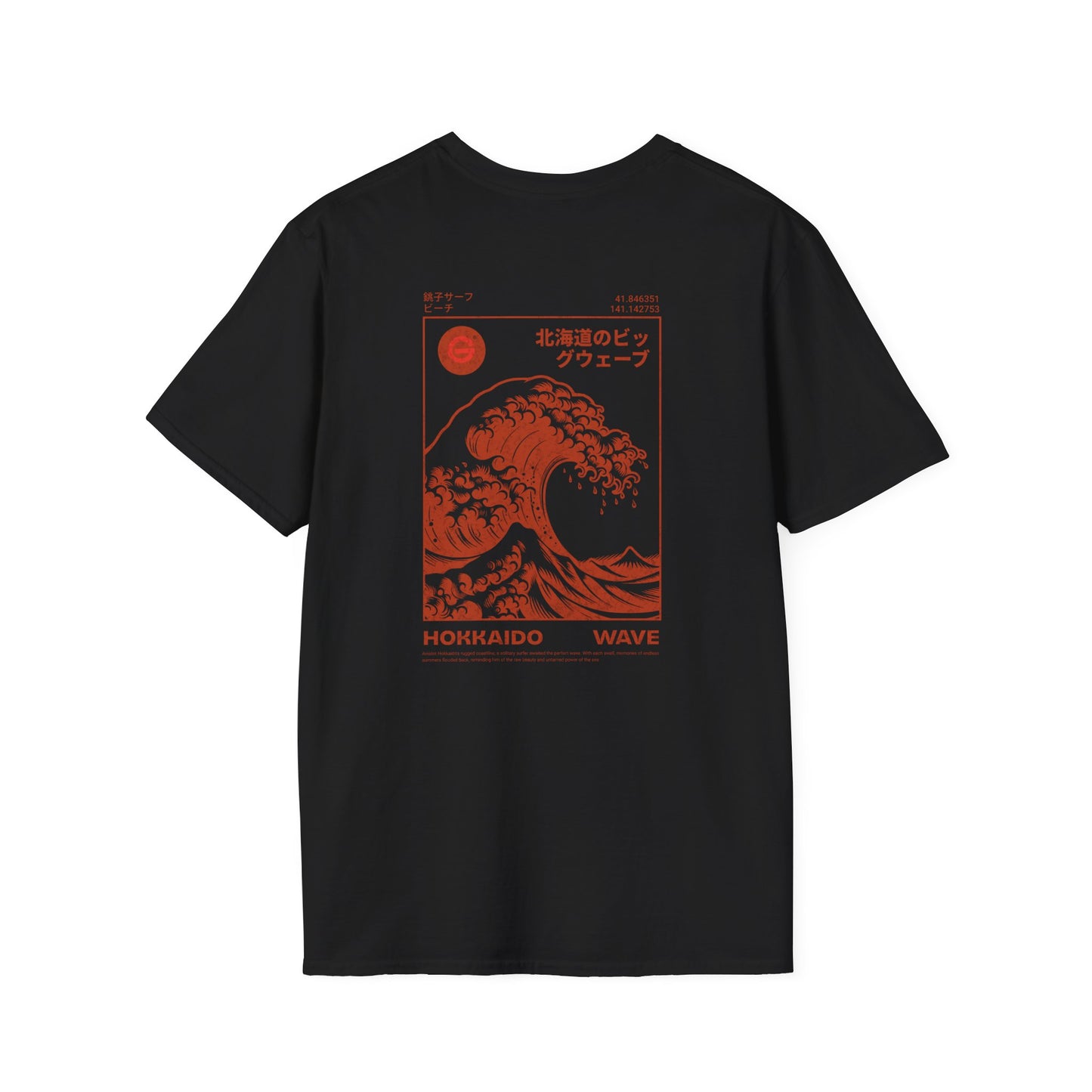 Hokkaido Wave Japanese Graphic Tee