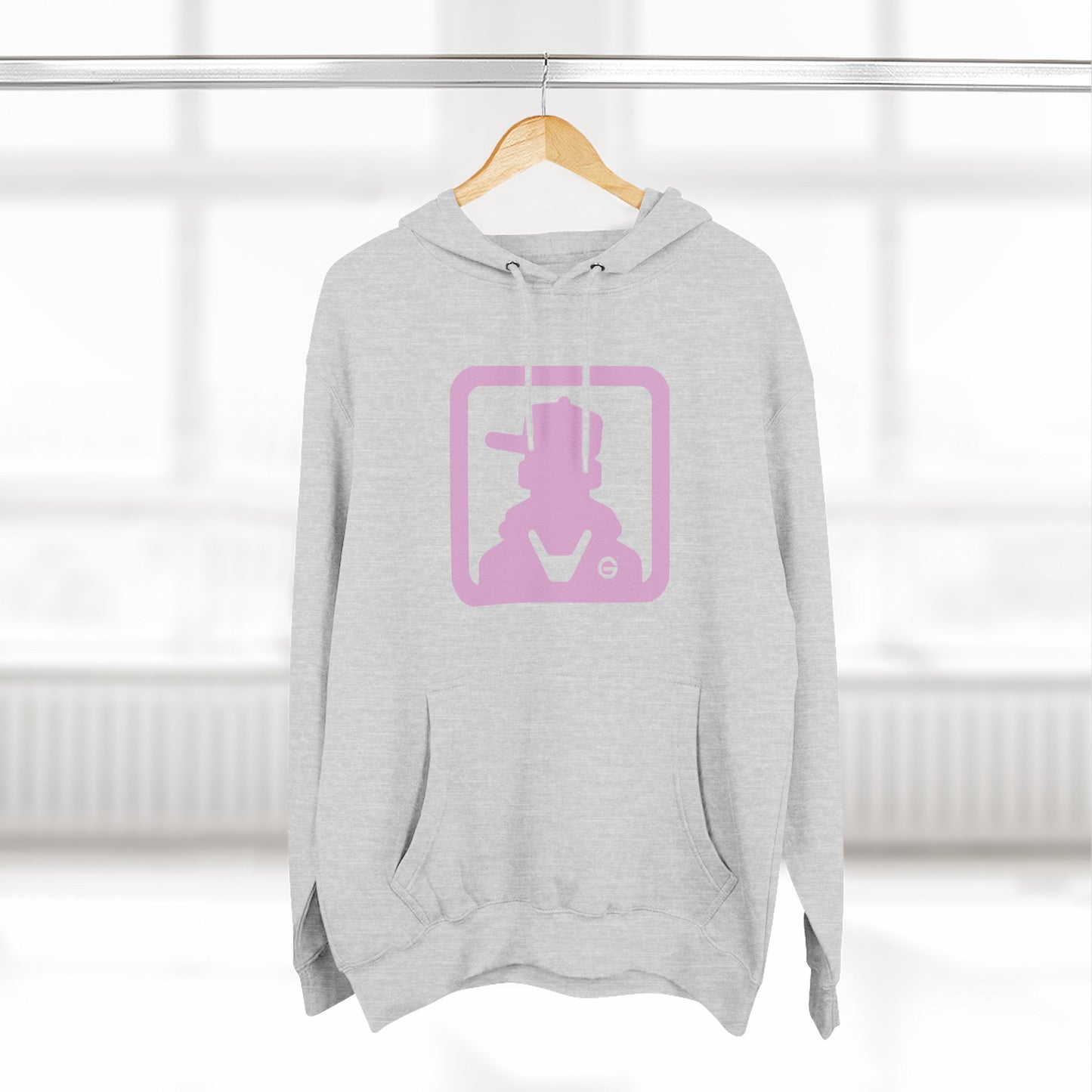 Pastel Pink Cat Hoodie