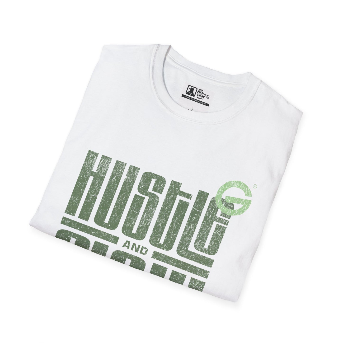 Hustle and Flow T-Shirt — Vintage Green Graphic Tee