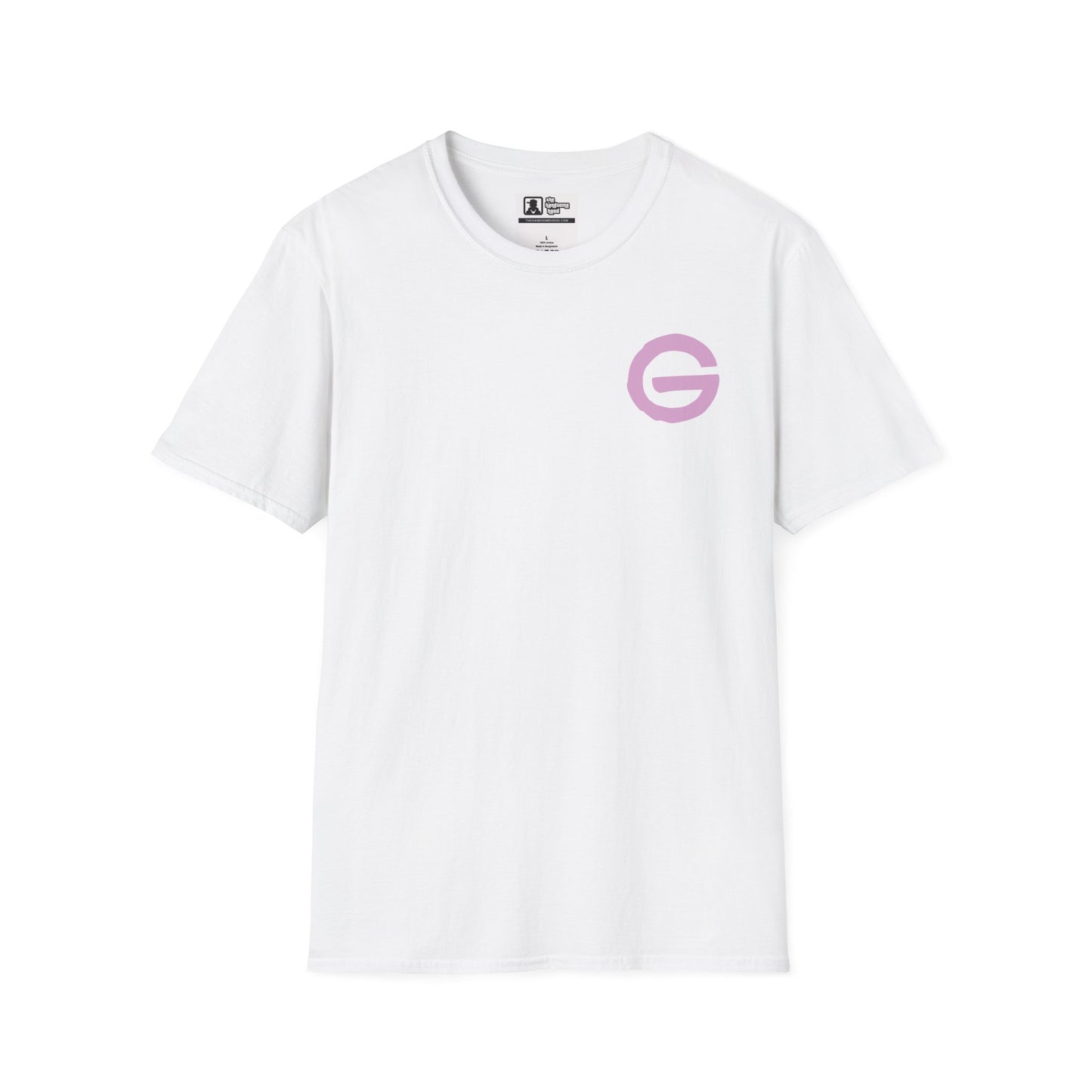 T-Shirt — Minimal Pink 'G' Logo Tee