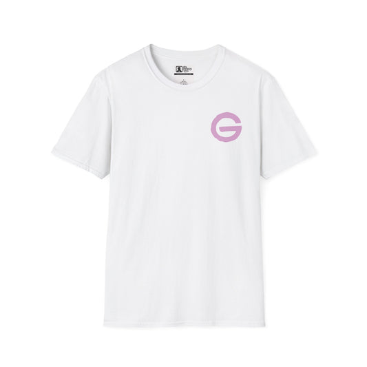 T-Shirt — Minimal Pink 'G' Logo Tee