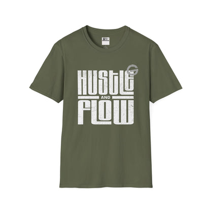 Hustle Flow Motivational Graphic Tee
