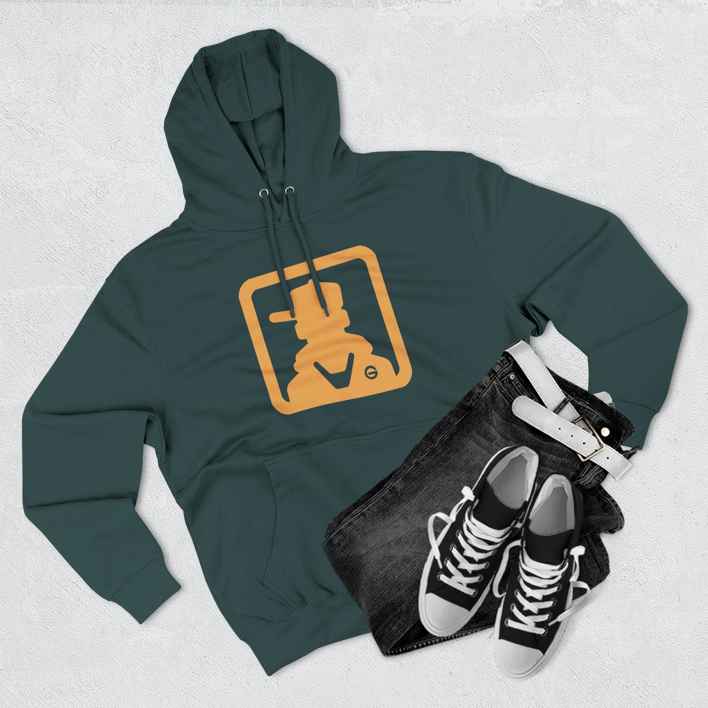 Western Cowboy Silhouette Hoodie
