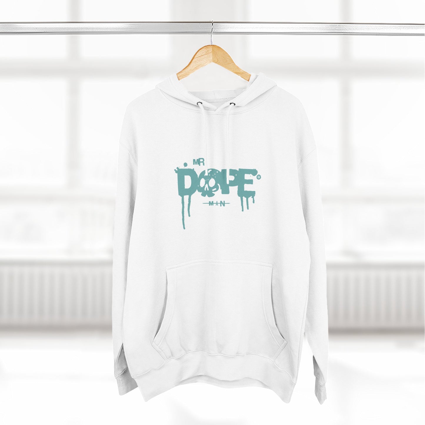 Dope Skull Fleece Hoodie Graphic Streetwear
