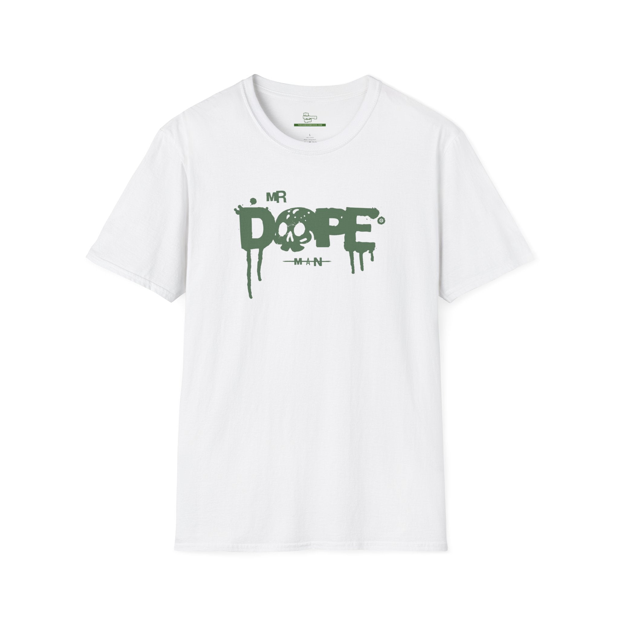 Dope Skull Graffiti T-Shirt — "Mr Dope" Drip Streetwear Tee