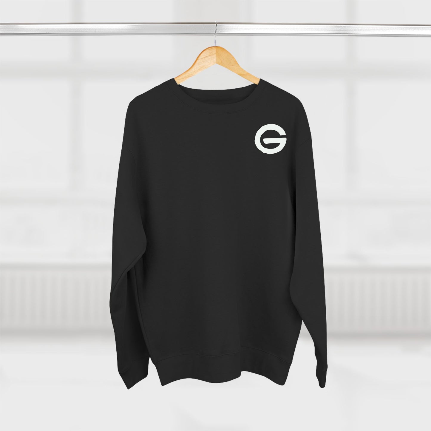 Skeleton Skate Crewneck Sweatshirt — "Fall Seven Ride Eight" Graphic