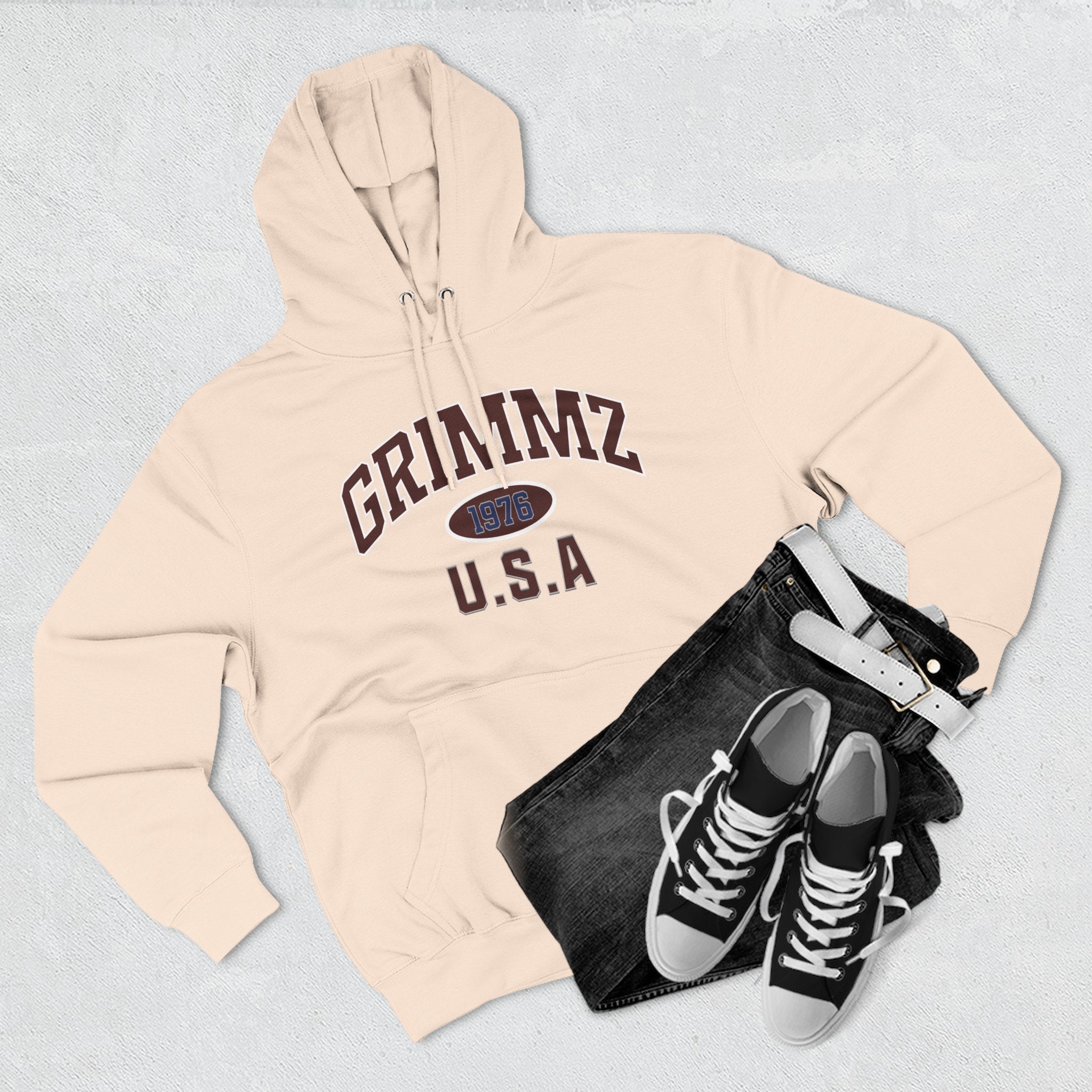 Grimmz U.S.A. Classic Fleece Hoodie