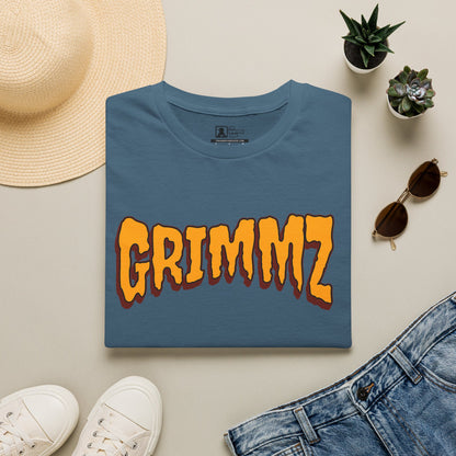 Grimmz Orange Drip Logo T-Shirt