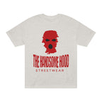 The Handsome Hood Streetwear Tee — Red Balaclava Graphic T-Shirt