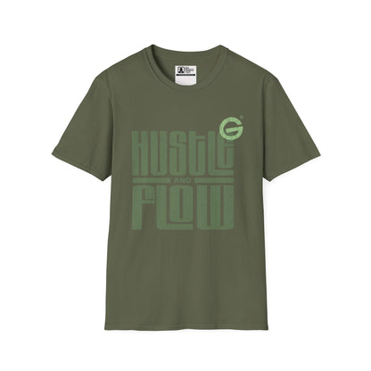 Hustle and Flow T-Shirt — Vintage Green Graphic Tee