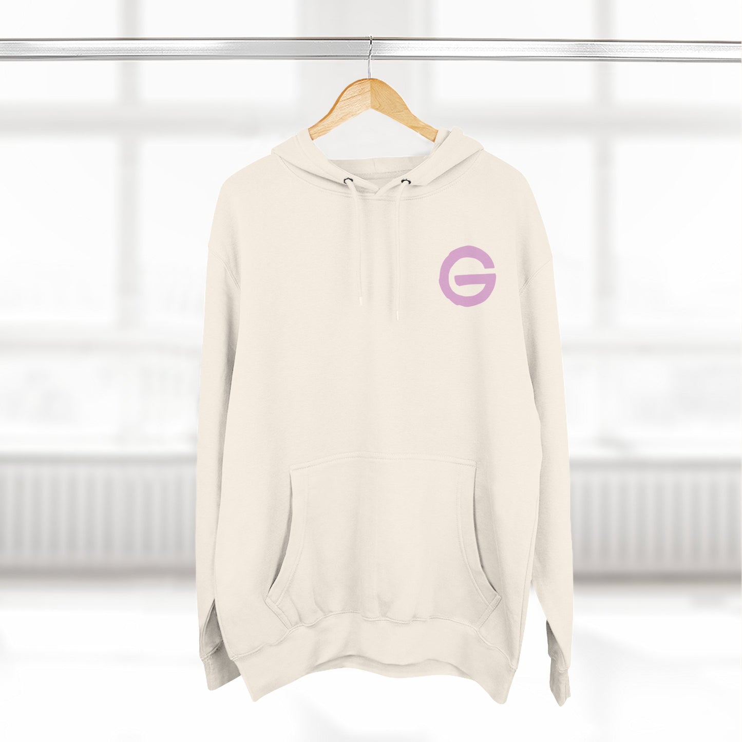 Minimalist Pink G Logo Hoodie