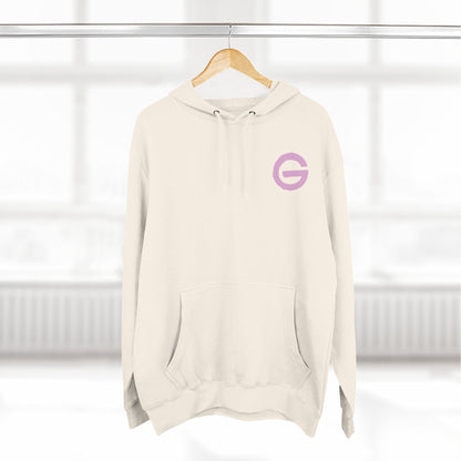 Minimalist Pink G Logo Hoodie