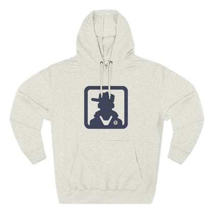 Minimalist Cowboy Silhouette Hoodie — Western Graphic Pullover