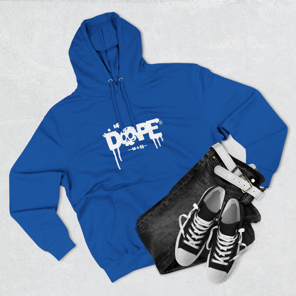 Classic White Three-Panel Hoodie