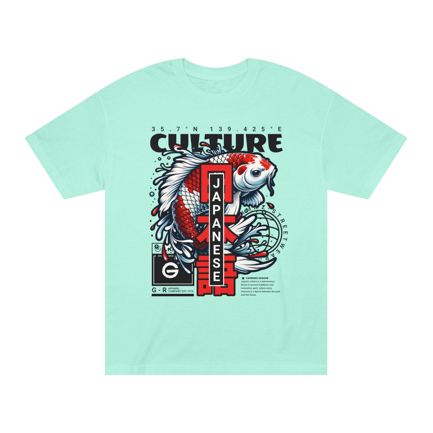 Japanese Koi Culture Graphic Tee