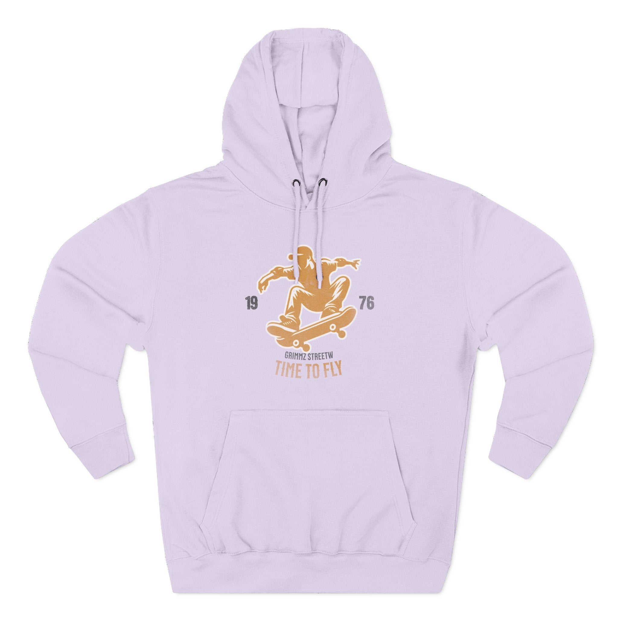 Skateboard Time to Fly Hoodie — Vintage Skateboard Graphic Pullover
