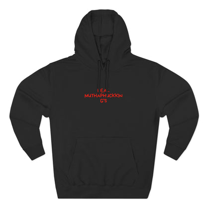 Red Brushstroke G Logo Hoodie