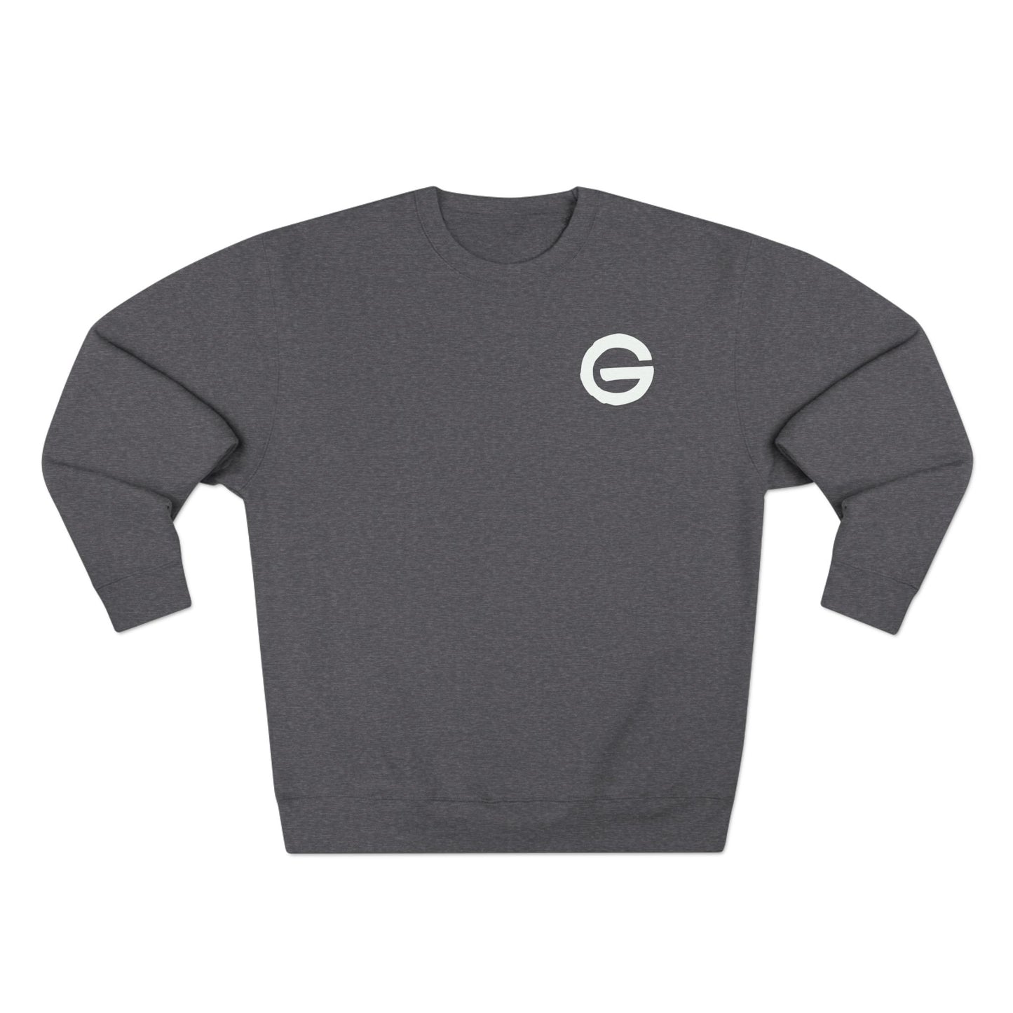 Crewneck Sweatshirt Minimal Logo Casual Pullover