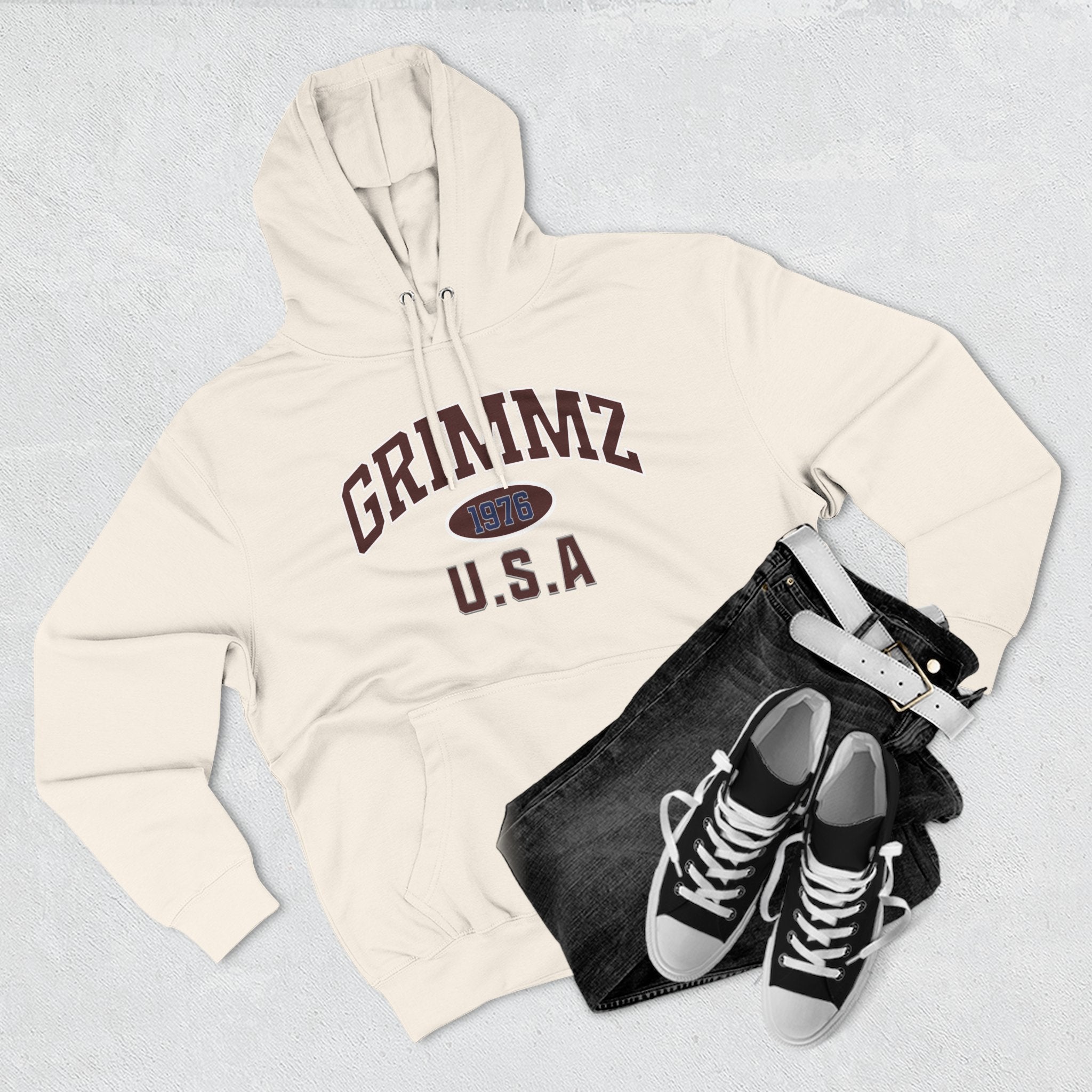 Grimmz U.S.A. Classic Fleece Hoodie