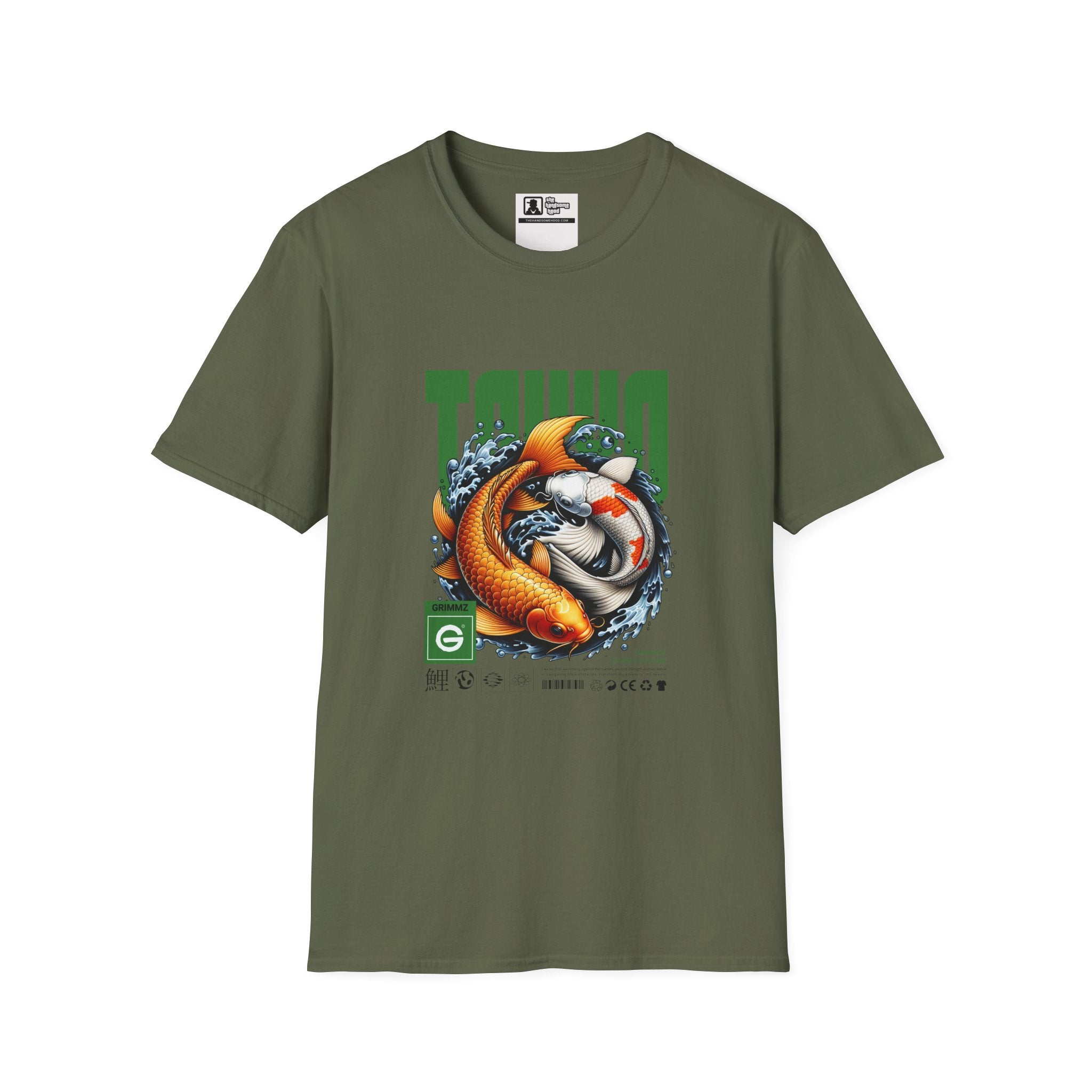 Koi Fish Tokyo Graphic T-Shirt – Japanese Wave Art Tee