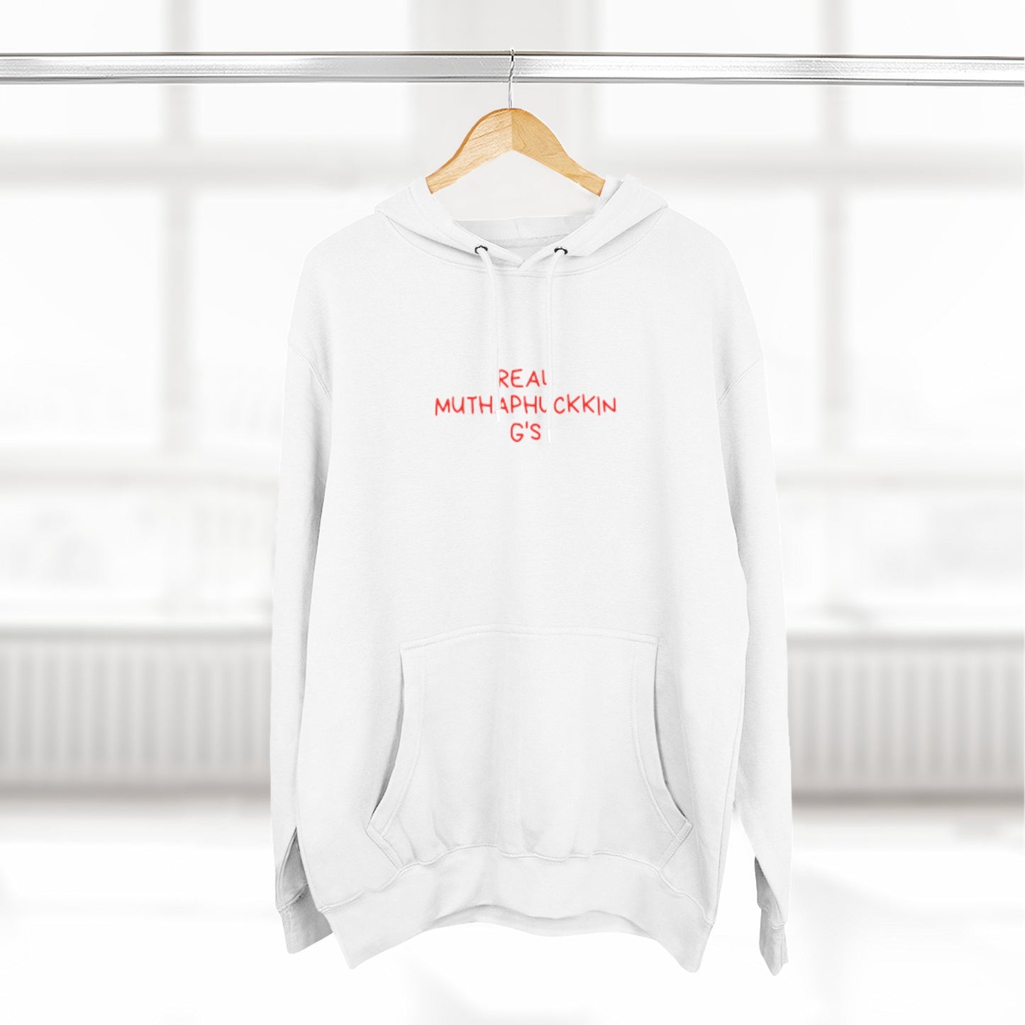Red Brushstroke G Logo Hoodie