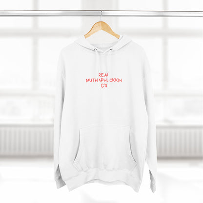 Red Brushstroke G Logo Hoodie