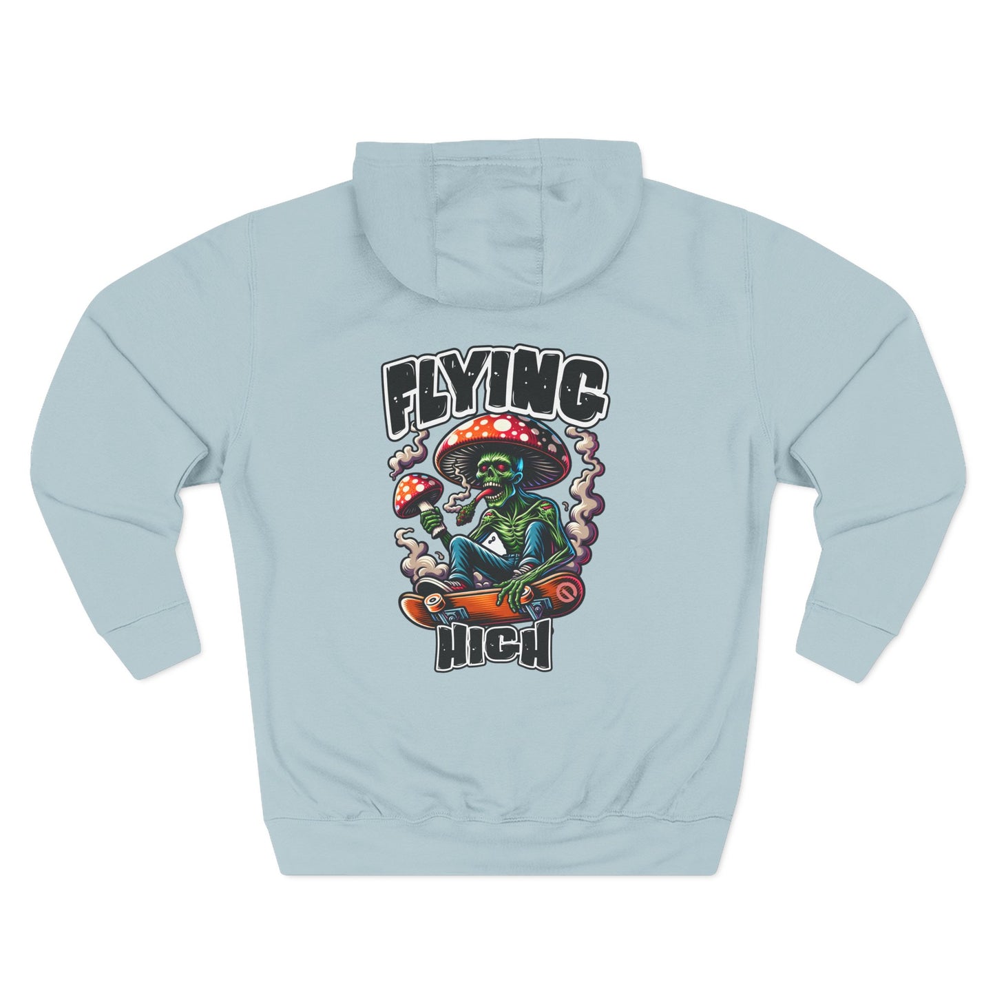Flying High Mushroom Skateboard Hoodie