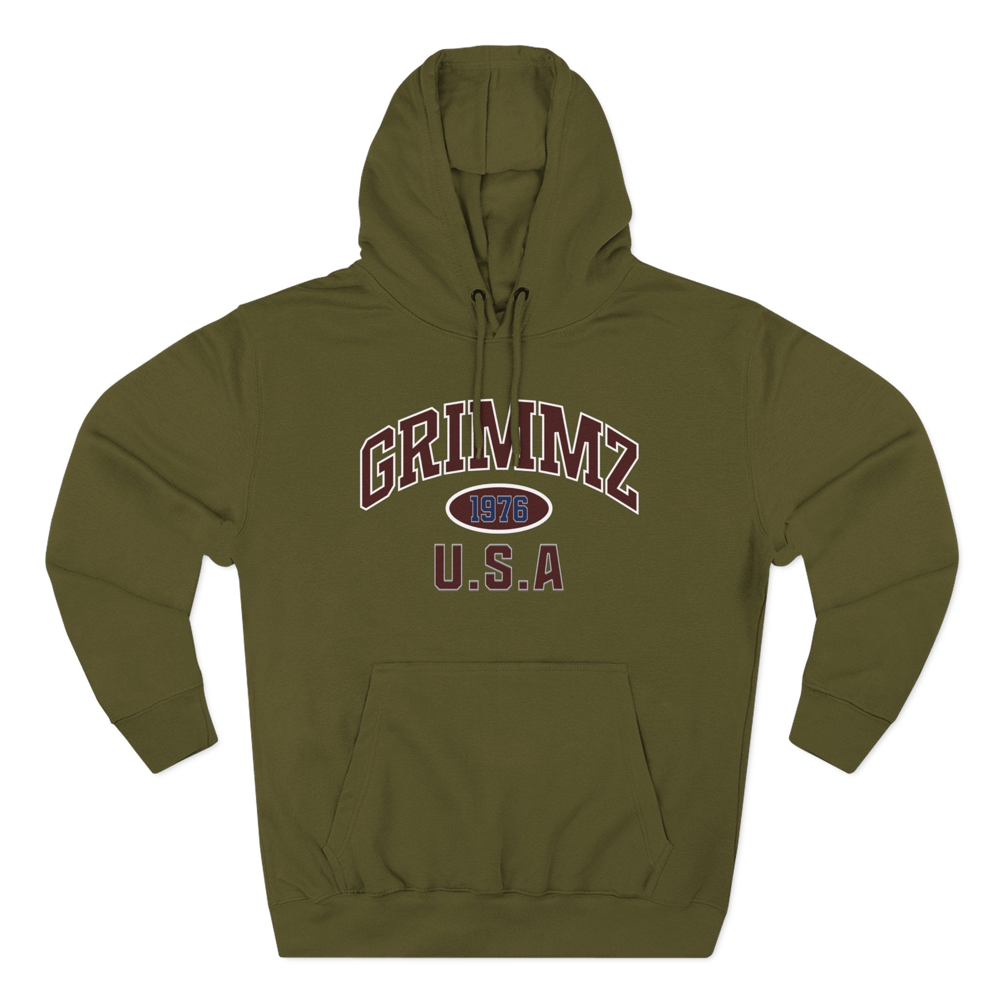 Grimmz U.S.A. Classic Fleece Hoodie