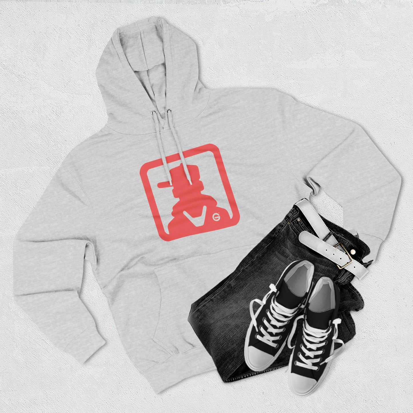 Cowboy Silhouette Western Ranch Hoodie Pullover